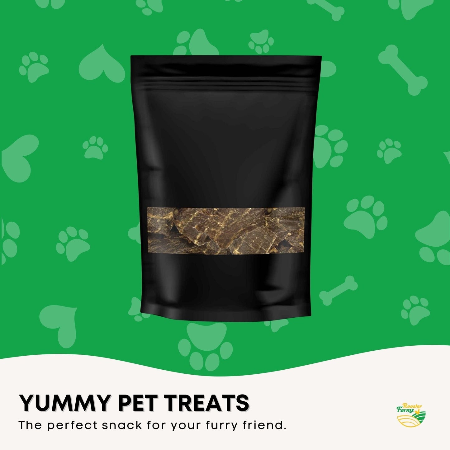 400g Dog Treat Beef Jerky - Dehydrated Australian Healthy Puppy Chew-3