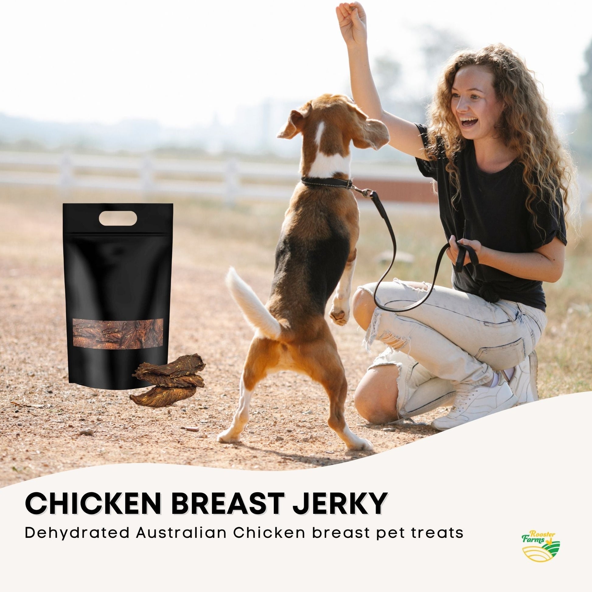 10Kg Dog Treat Chicken Breast Jerky - Dehydrated Australian Healthy Puppy Chew-2