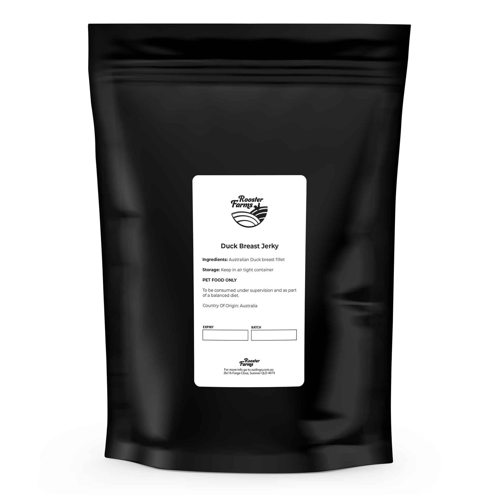 400g Dog Treat Duck Breast Jerky - Dehydrated Australian Healthy Puppy Chew-1